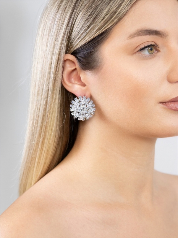 Crystal Burst Earrings