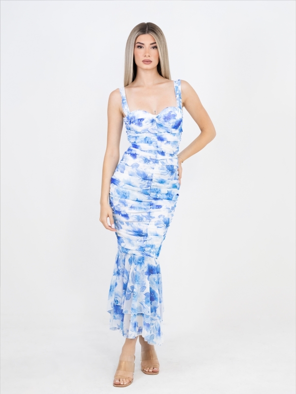 ΦΟΡΕΜΑ ΛΕΥΚΟ - ΓΑΛΑΖΙΟ ΦΛΟΡΑΛ