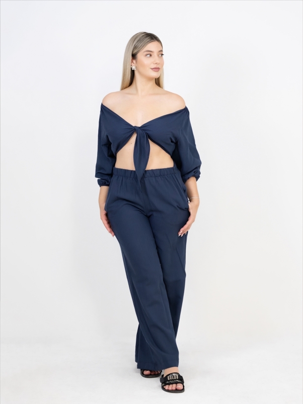 ΛΙΝΟ ΣΕΤ ΜΠΛΕ NAVY