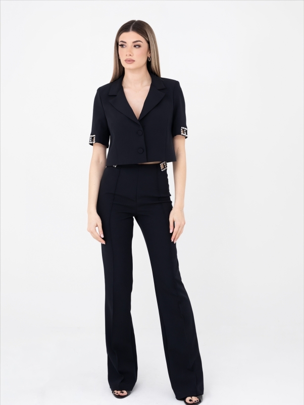 ΜΑΥΡΟ ΚΟΝΤΟ ΣΑΚΑΚΙ ΜΕ ΠΑΝΤΕΛΟΝΑ