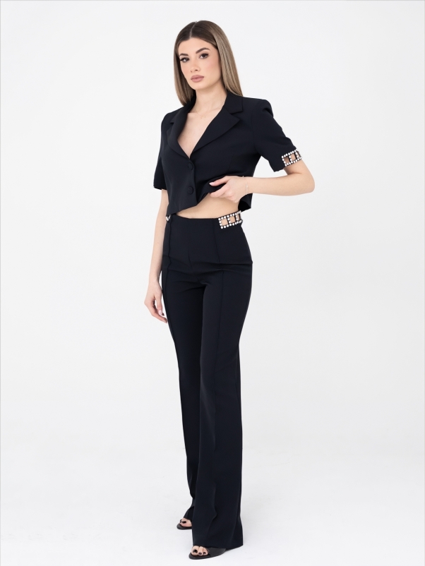 ΜΑΥΡΟ ΚΟΝΤΟ ΣΑΚΑΚΙ ΜΕ ΠΑΝΤΕΛΟΝΑ