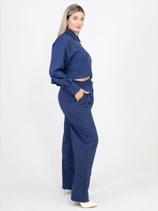 ΠΟΥΚΑΜΙΣΟ ΜΠΛΕ ΣΕΤ ΡΙΓΕ