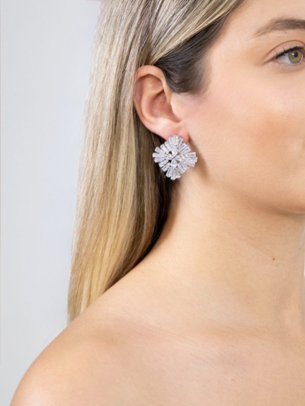 Silver Radiance Earrings